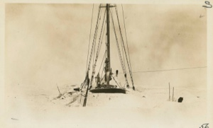 Image: Bowdoin banked in at winter quarters